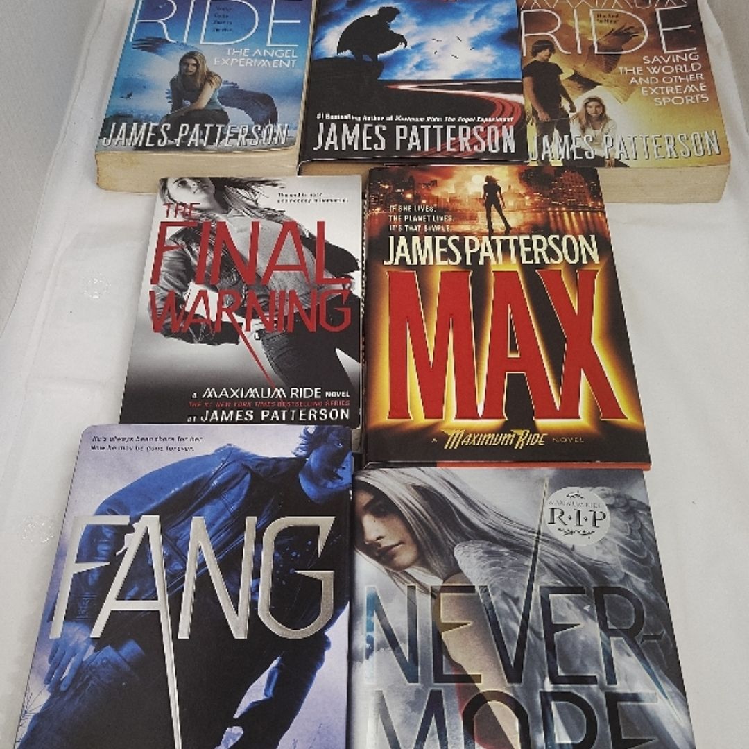 Maximum Ride 7 Book Lot James Patterson 4 Hardcover 3 Paperback YA Sci-Fi
