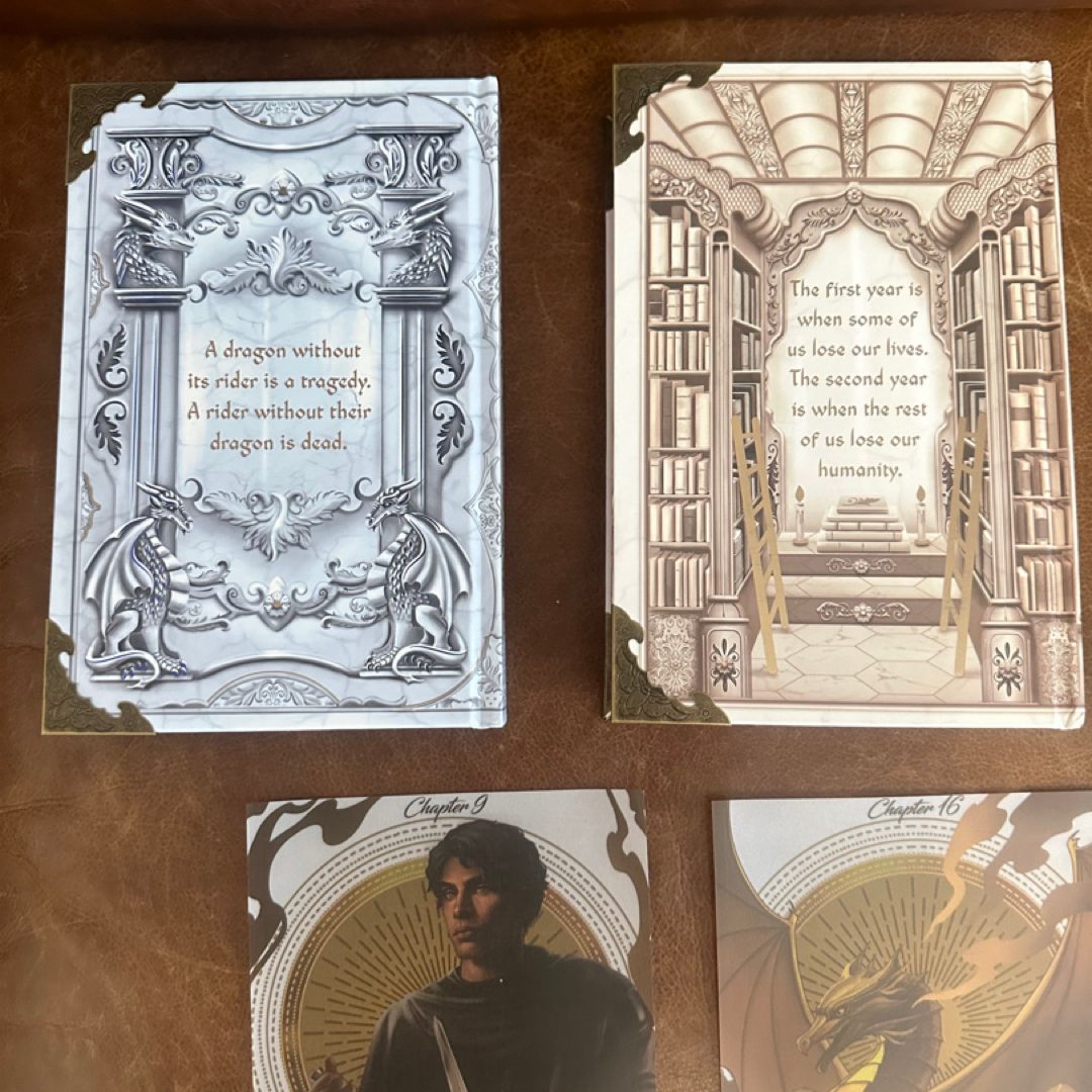 Fourth wing and iron flame bookish box special edition