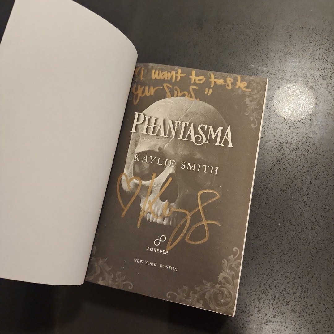 SIGNED W QUOTE Phantasma