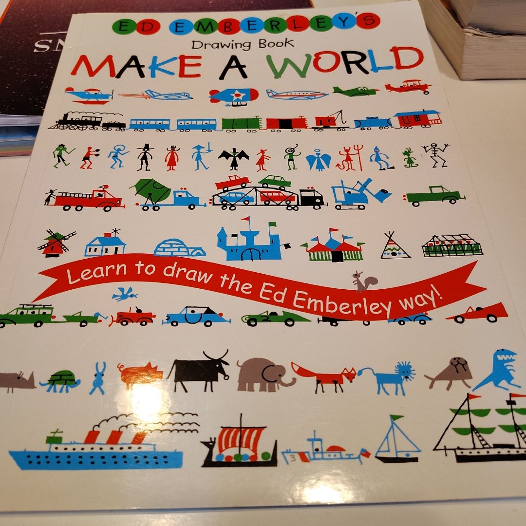 Ed Emberley's Drawing Book: Make A World – Step-by-Step Drawing Guide For Kids
