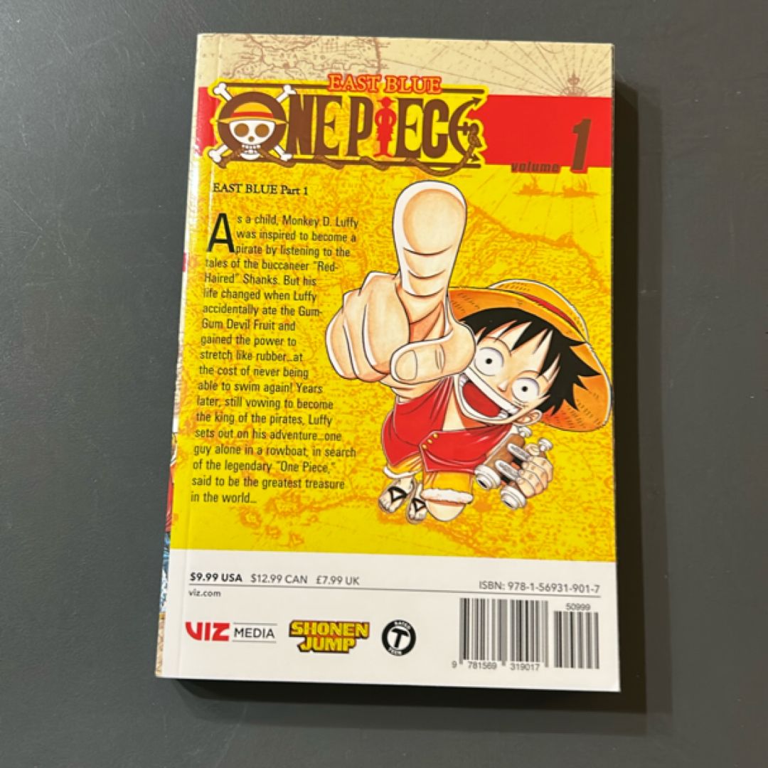 One Piece, Vol. 1 (first print, foil) by | PangoBooks