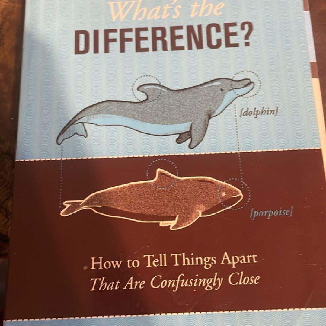 What's the Difference How to Tell Things Apart that are Confusingly Close