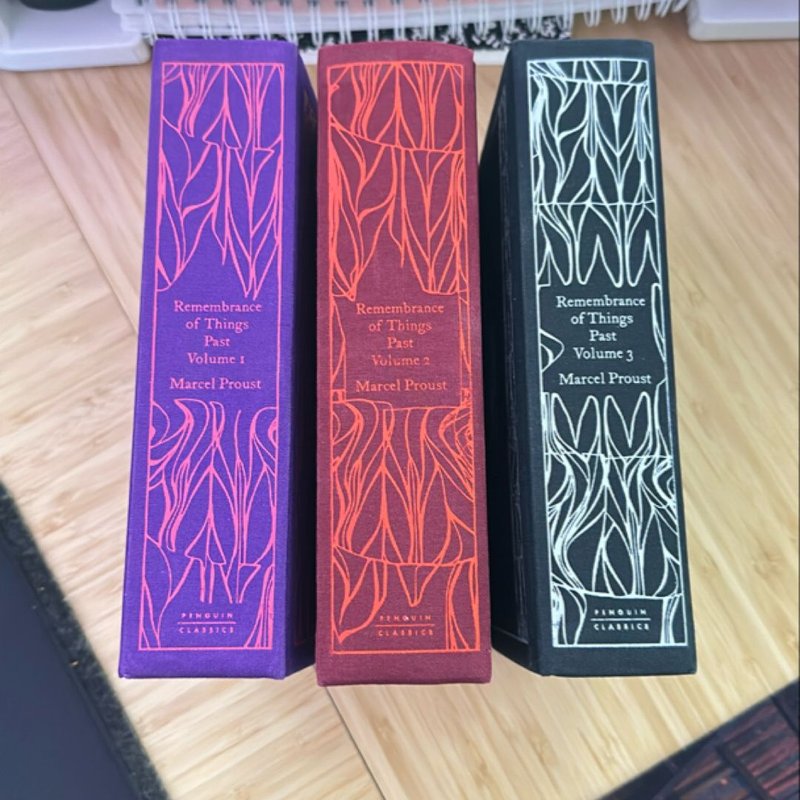 Remembrance of Things Past Volume 1-3. Penguin clothbound