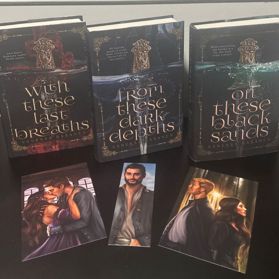 SIGNED Aisling Sea Trilogy - Vanessa Rasanen (Hardcovers + Art & Bookmark)