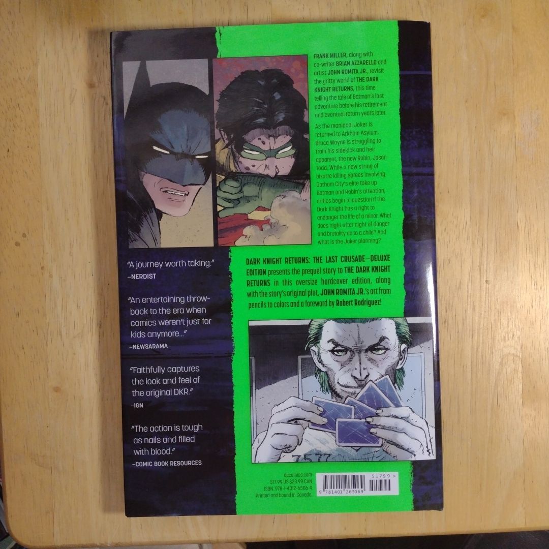 The Dark Knight Returns: the Last Crusade