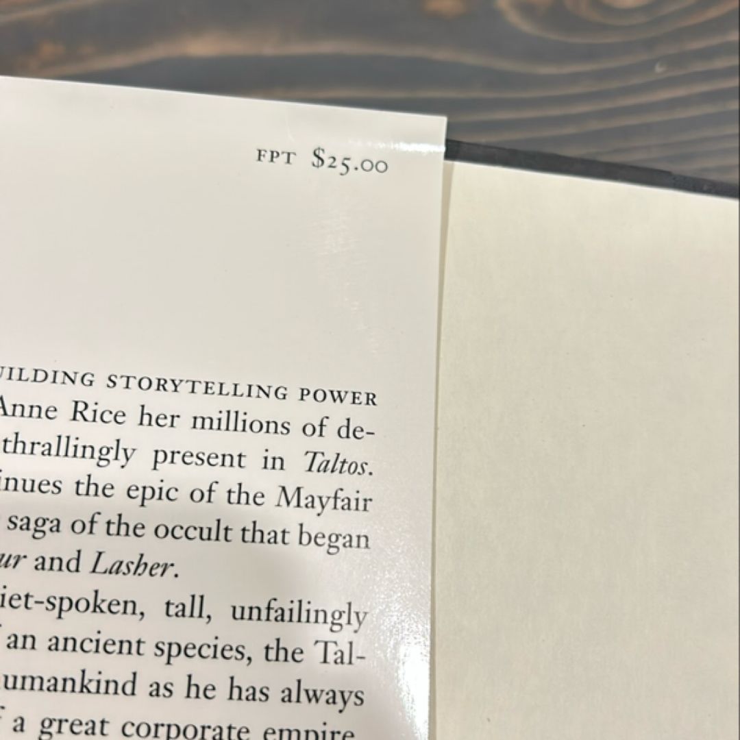 Taltos (first edition)