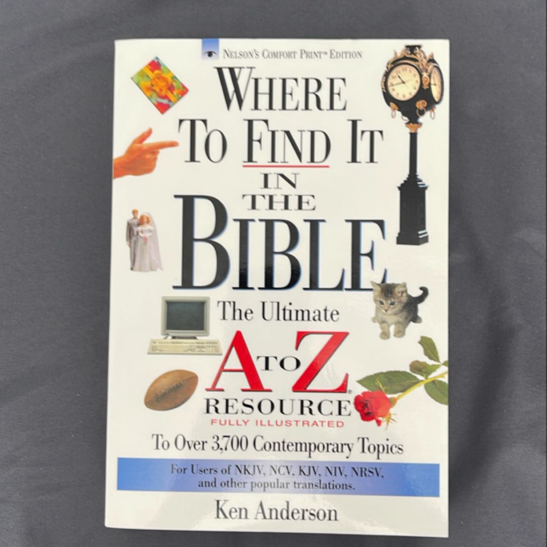 Where to Find It in the Bible