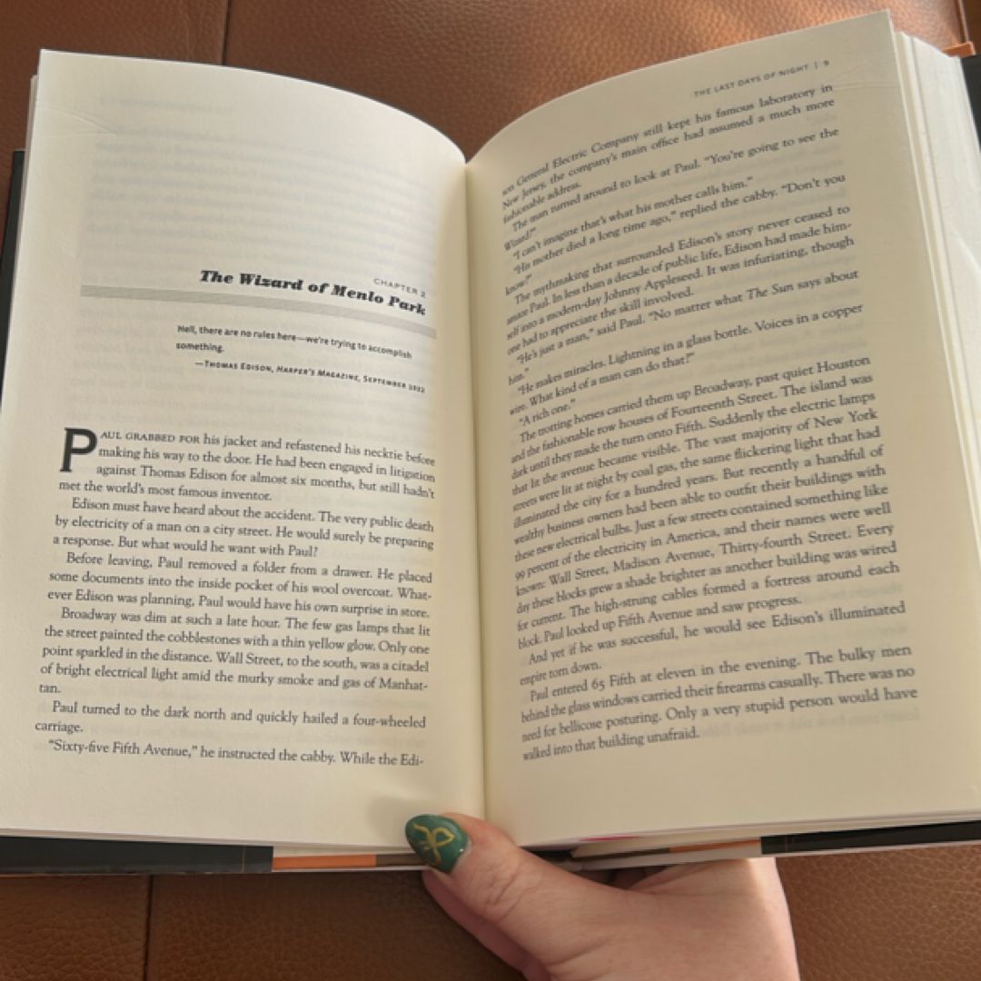 The Last Days of Night *1st 1st*