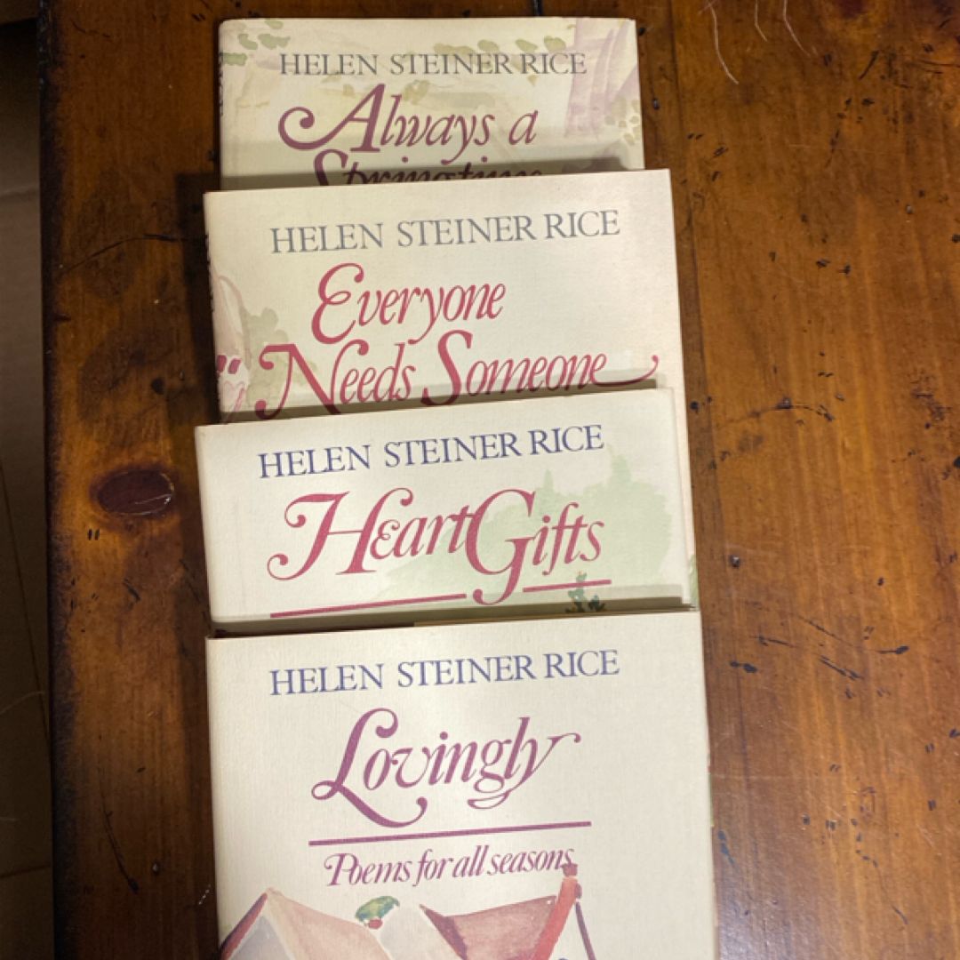 Bundle of Helen Steiner Rice poetry books