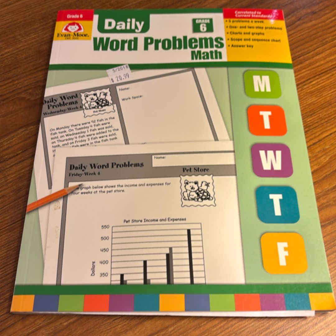 Daily Word Problems Grade 6+