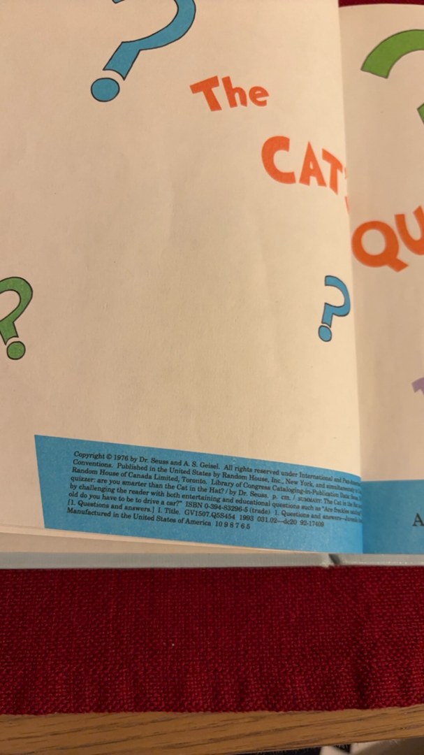 The Cat's Quizzer