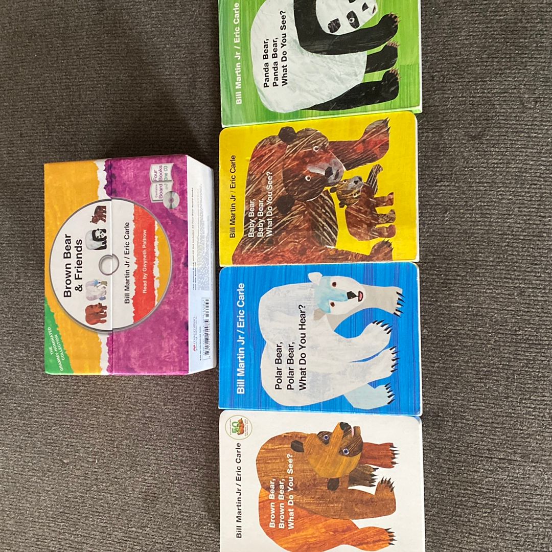 Brown Bear and Friends Board Book and CD Set