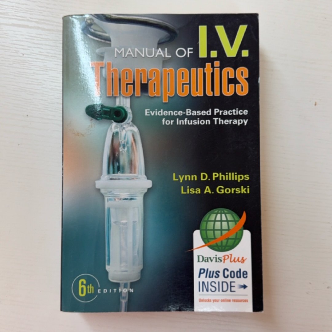 Manual of I. V. Therapeutics
