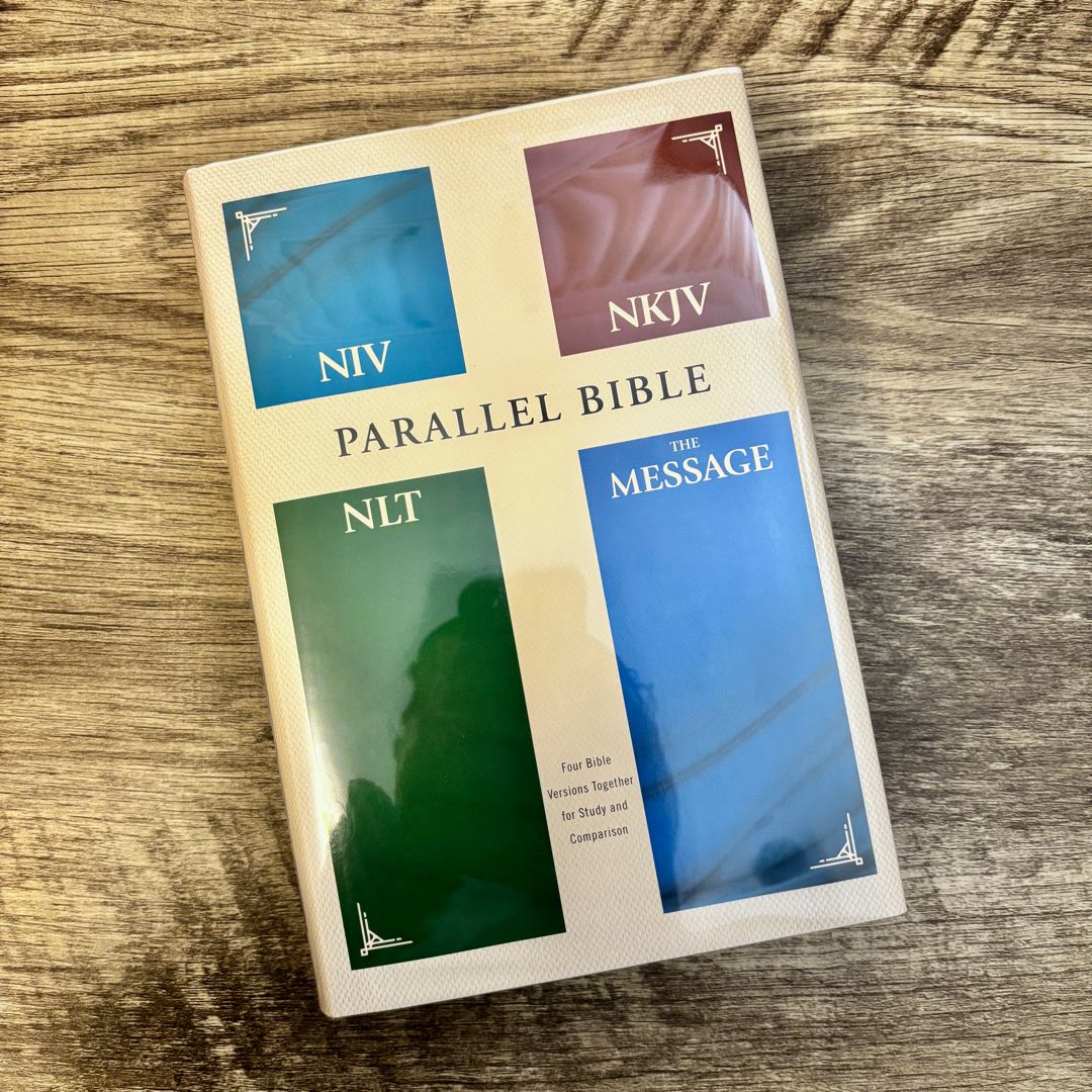 NIV, NKJV, NLT, the Message, (Contemporary Comparative) Parallel Bible, Hardcover