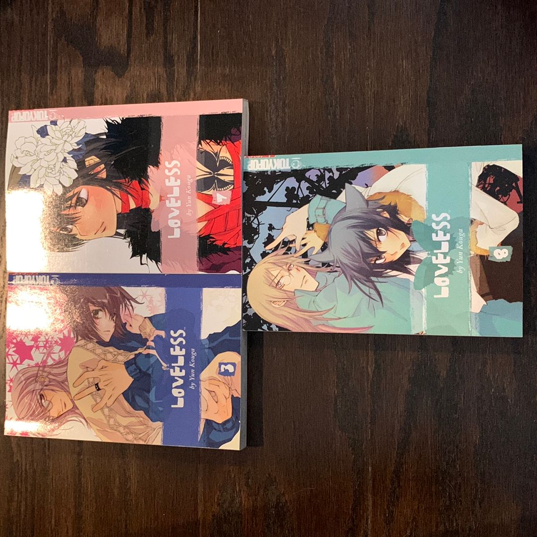 Loveless Manga 3,7,8