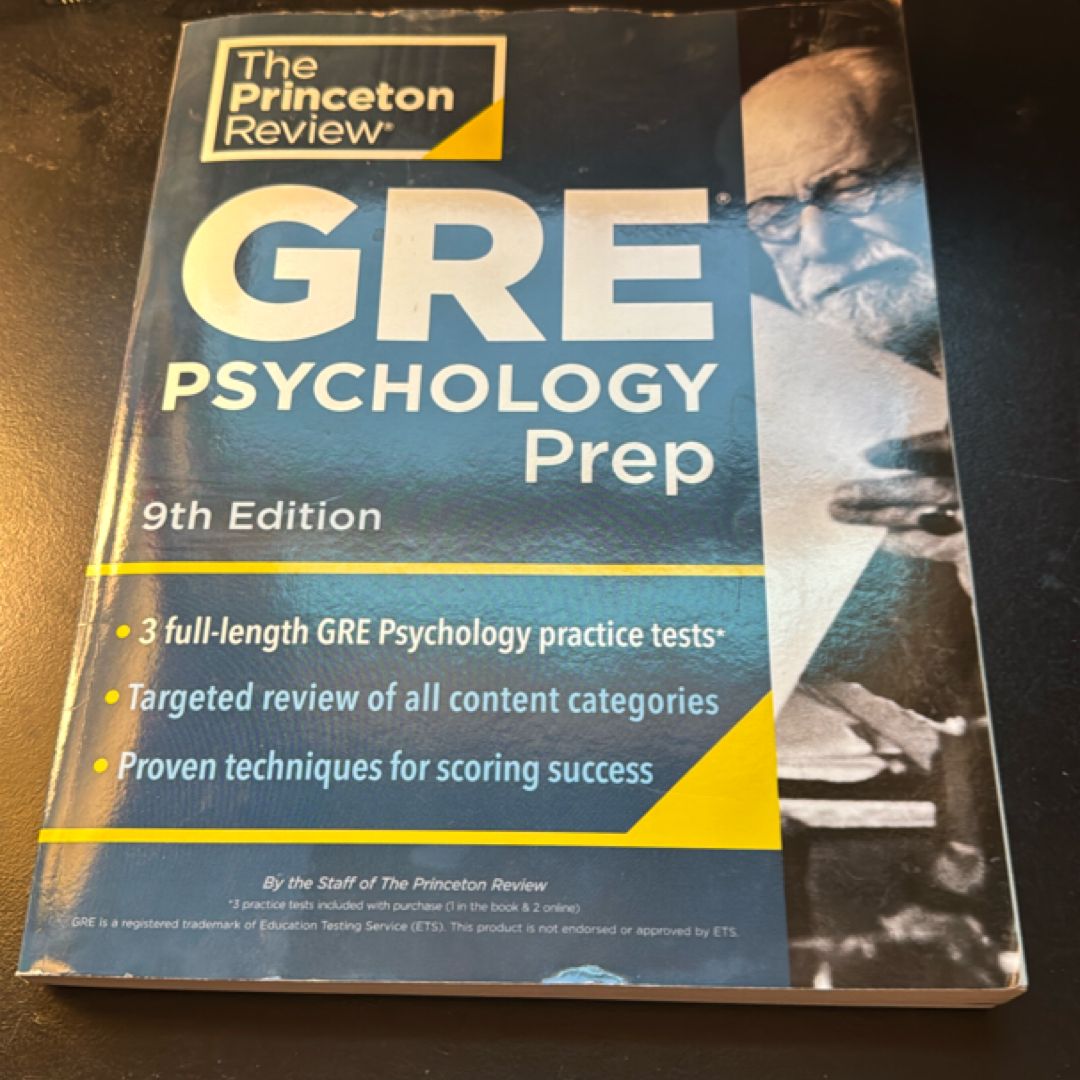 Princeton Review GRE Psychology Prep, 9th Edition