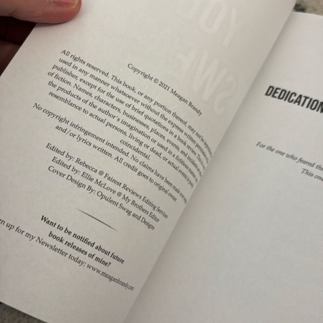 Say You Swear : Alternate Cover Edition