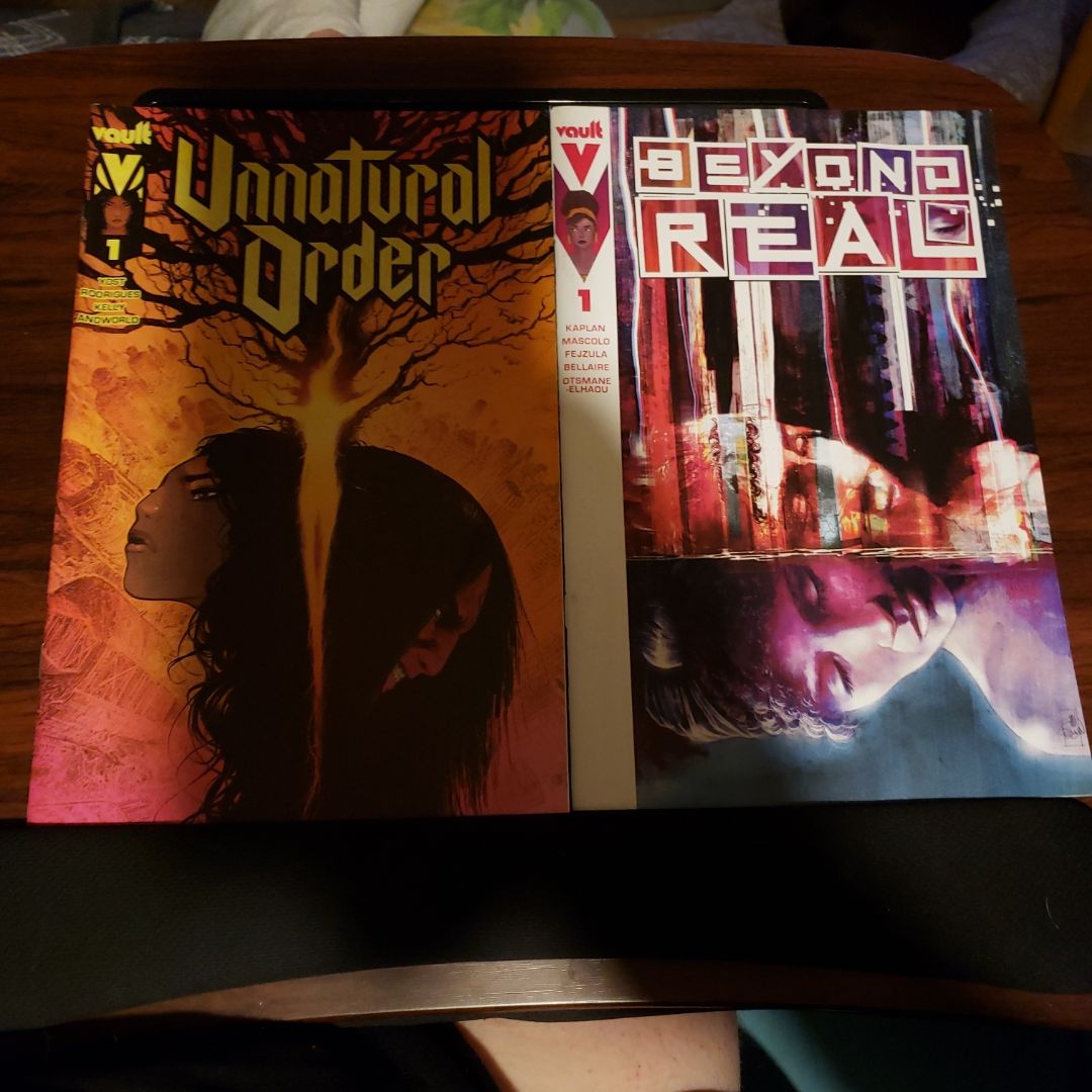 Vault Comics Beyond Real #1 Cover A & Unnatural Order #1