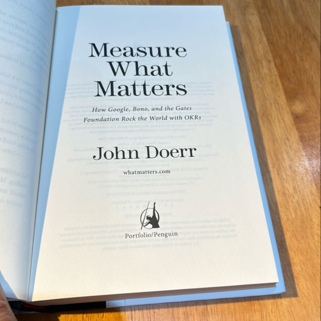Measure What Matters