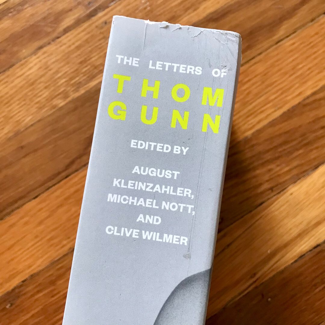 The Letters of Thom Gunn