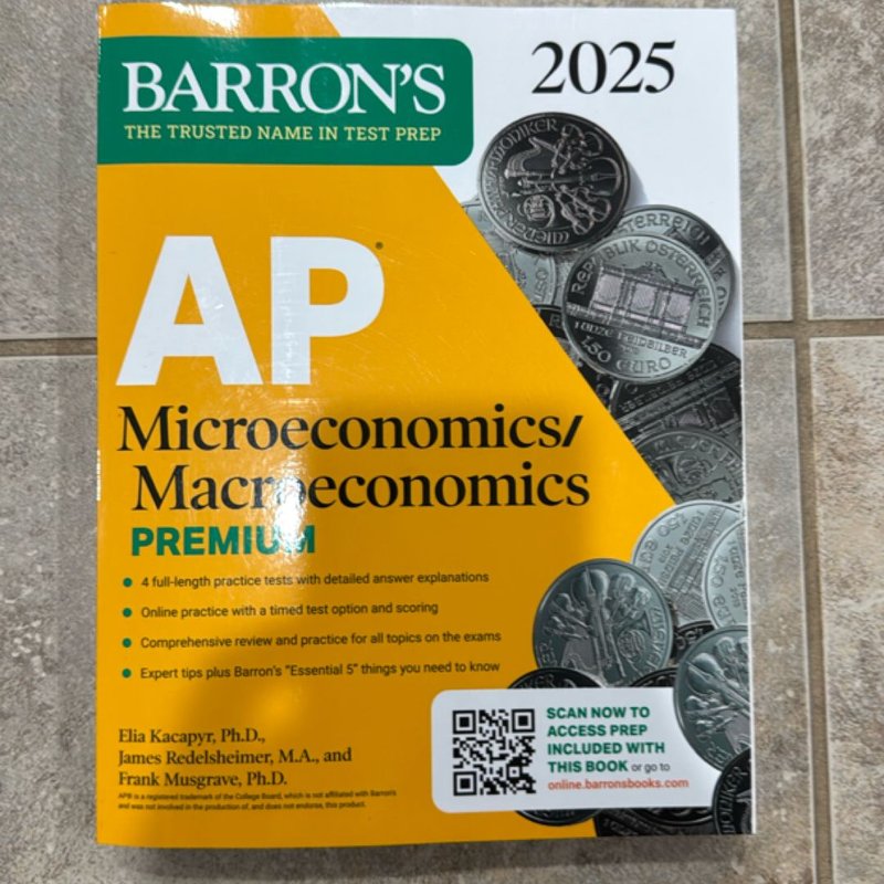 AP Microeconomics/Macroeconomics Premium, 2025: Prep Book with 4 ...