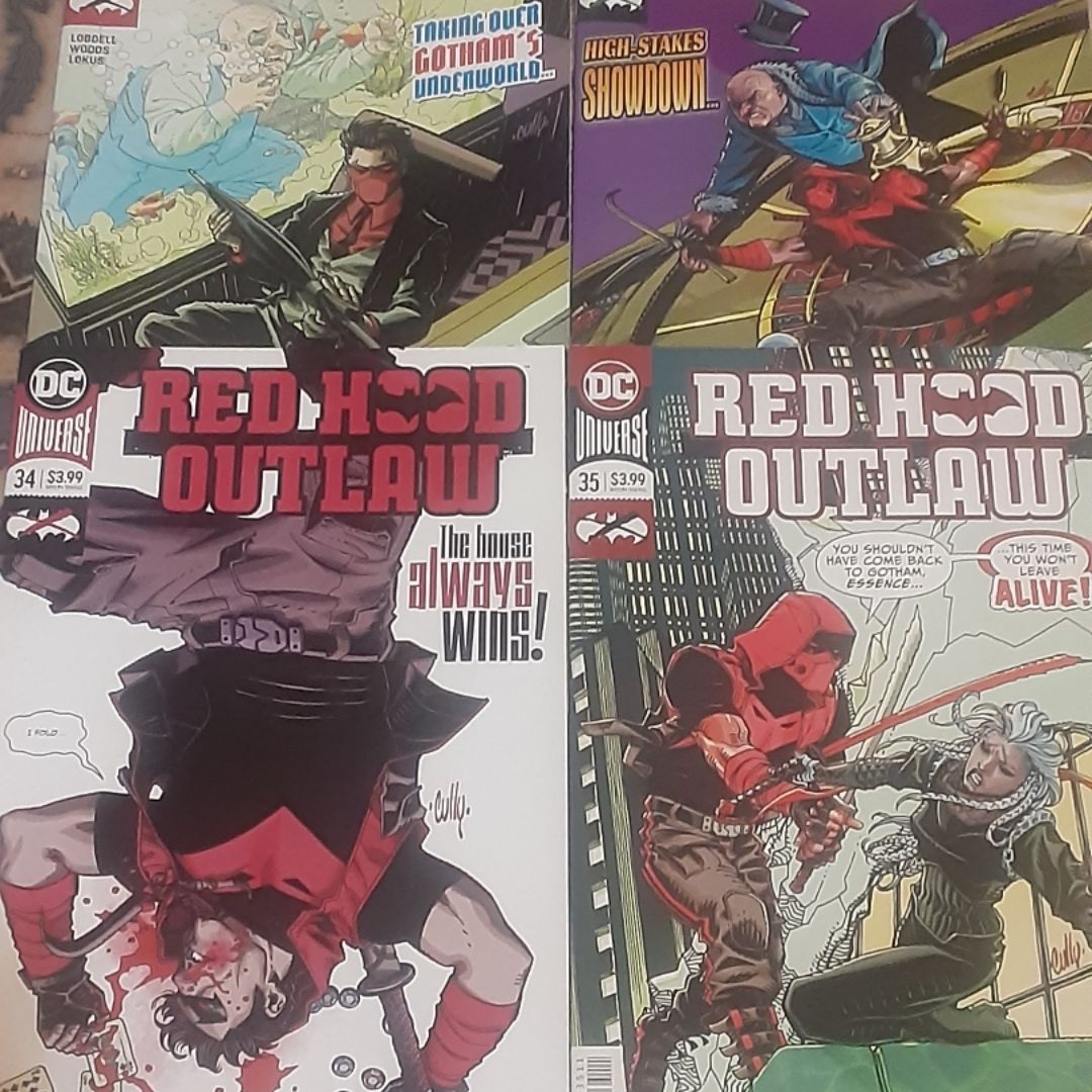 Red Hood Outlaw 32,33,34,35 dc comics lot 