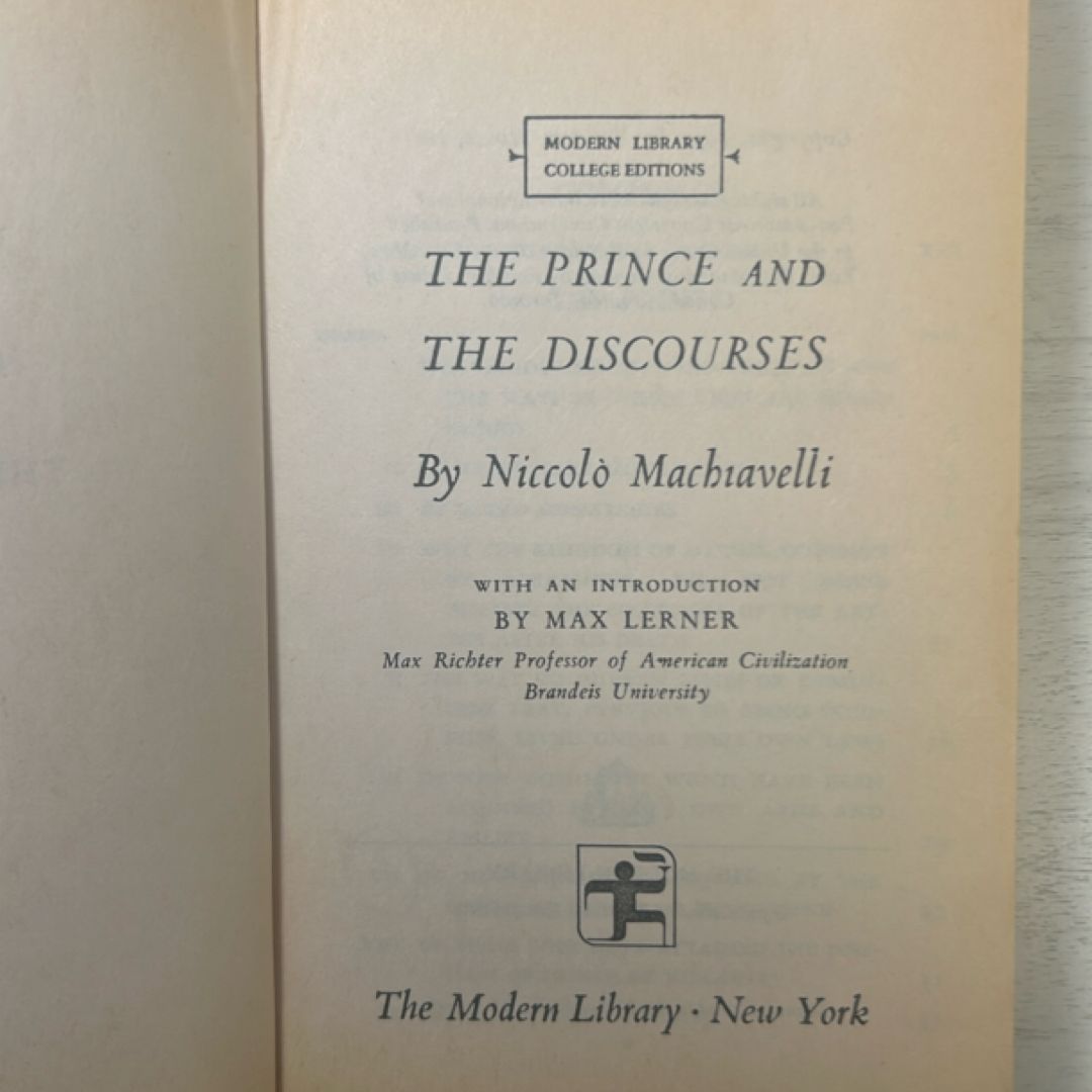 The Prince And the Discourses