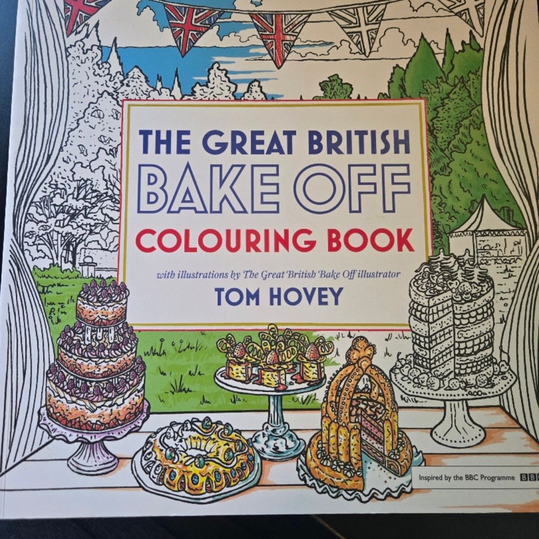 Great British Bake off Colouring Book