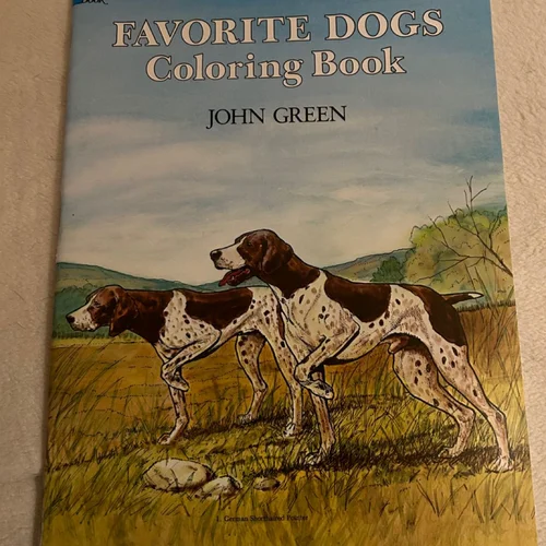 Favorite Dogs Coloring Book