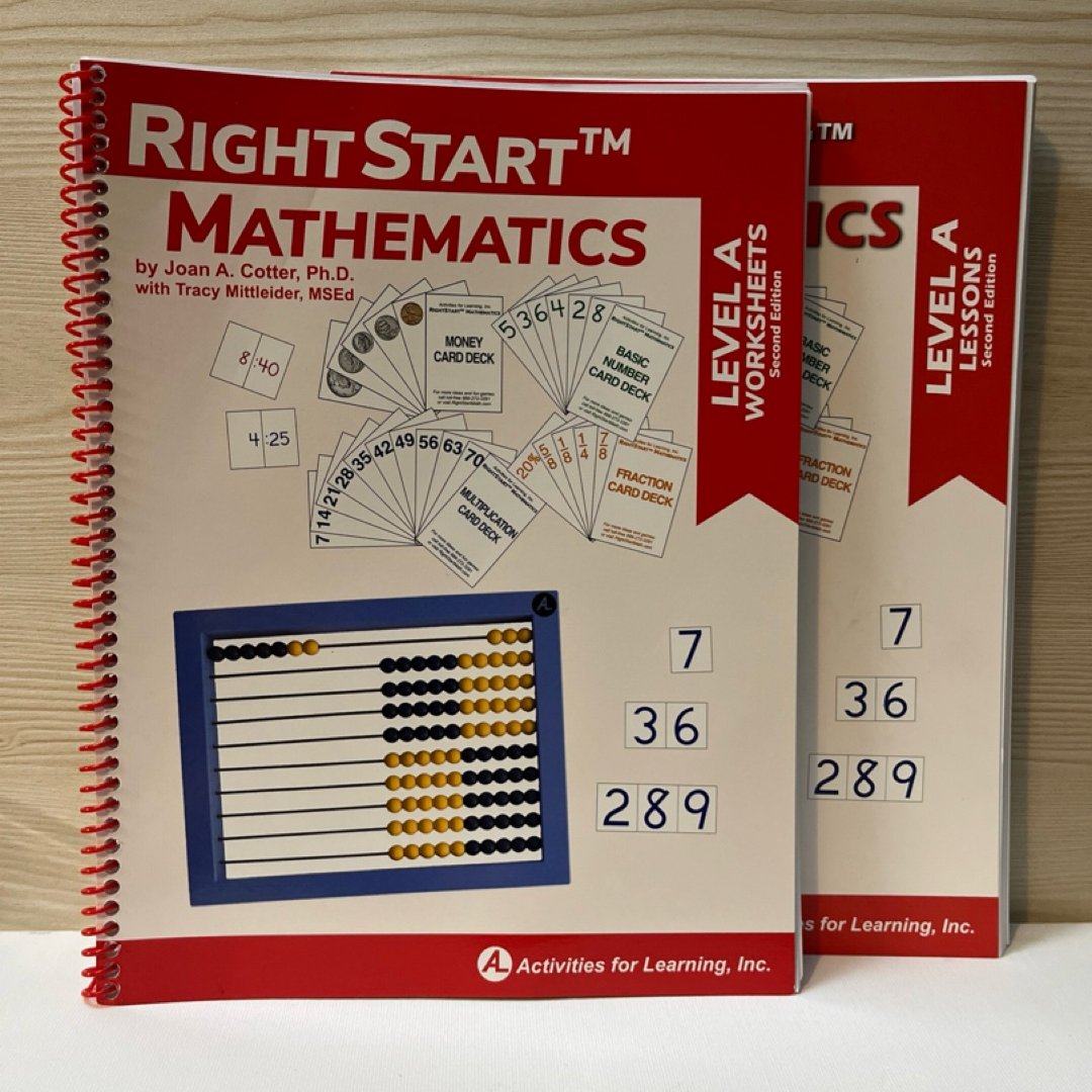 RightStart Mathematics Level a Worksheets and Lessons 