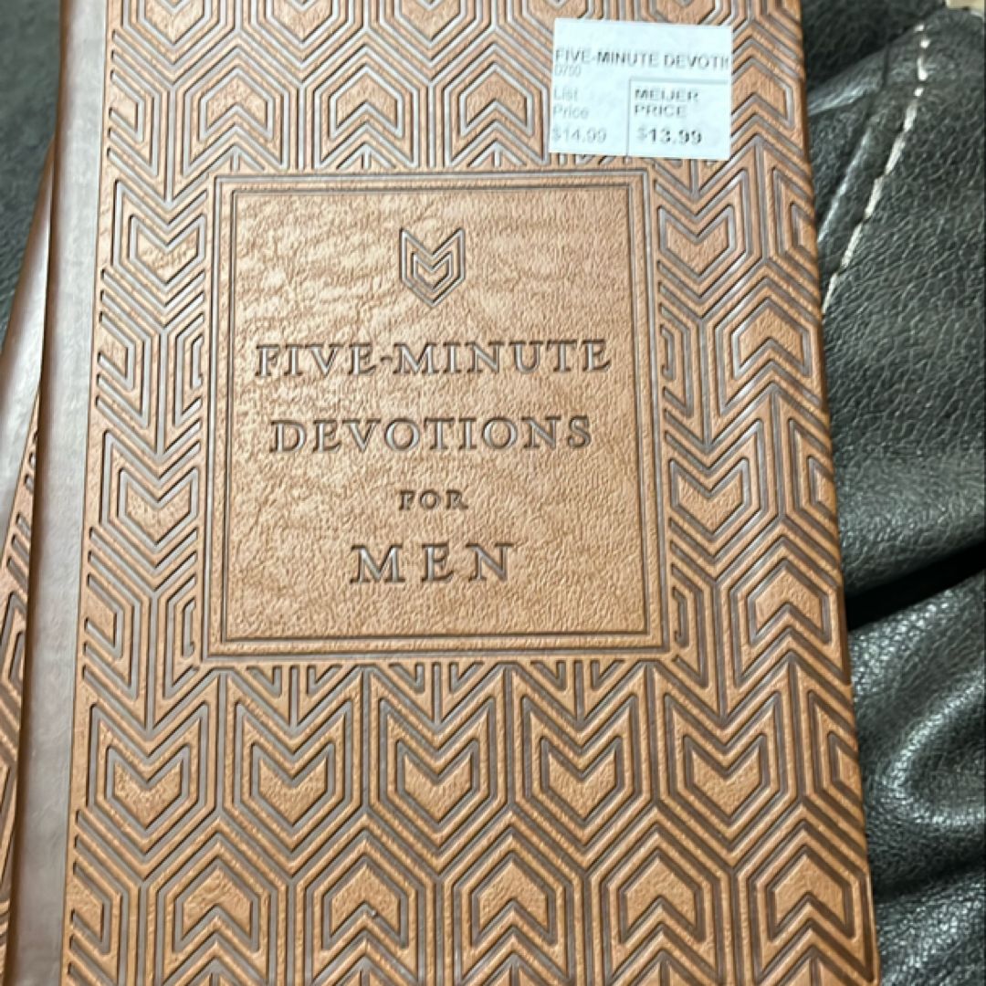 Five-Minute Devotions for Men (Milano Softone)