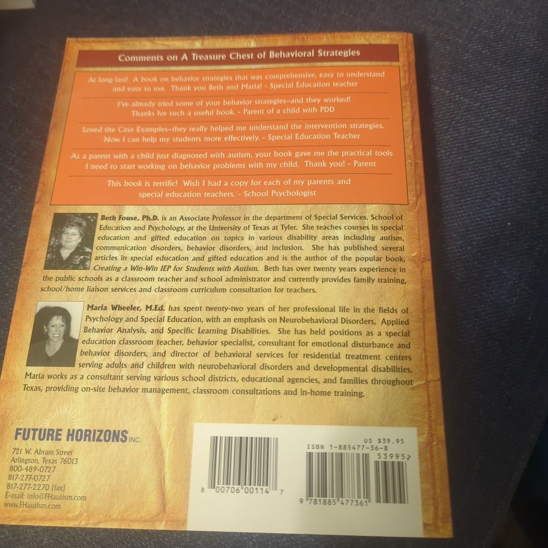 A Treasure Chest of Behavioral Strategies for | PangoBooks