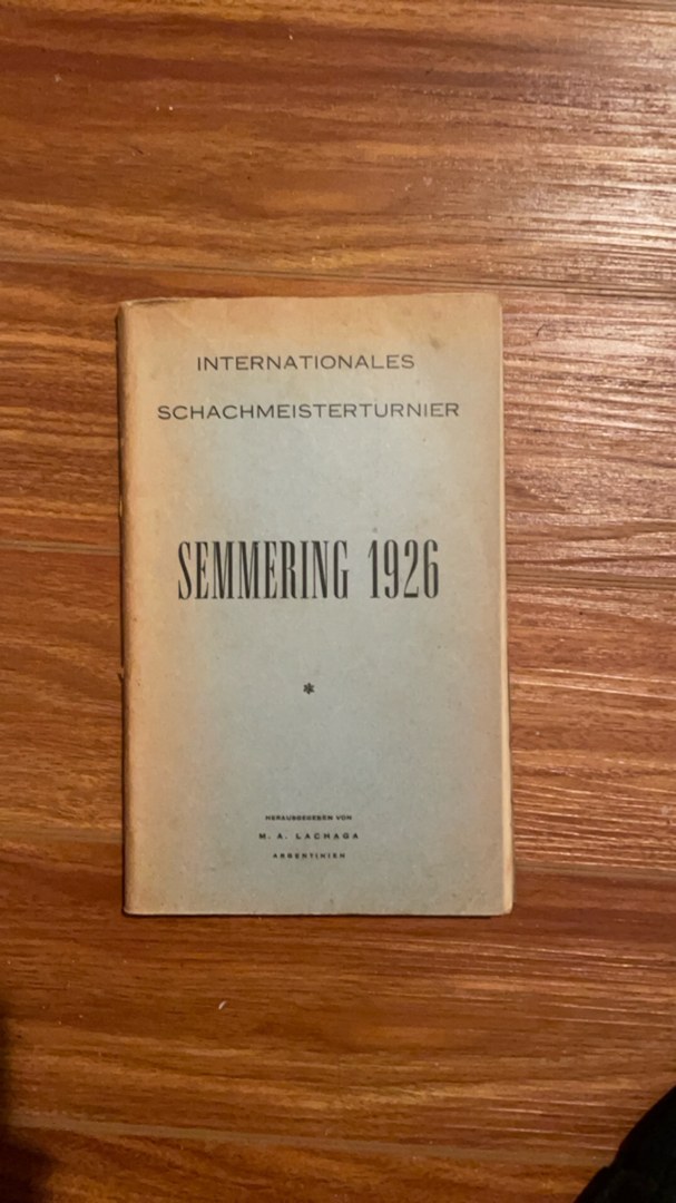 Internationales Schachmeisterturnier Semmering 1926