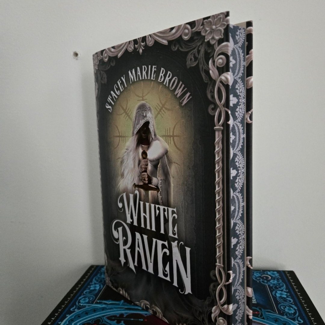 White raven dark fantasy romance exclusive special edition booktok bestseller