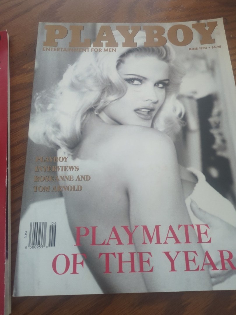 Playboy two magazines and a Nicole Smith