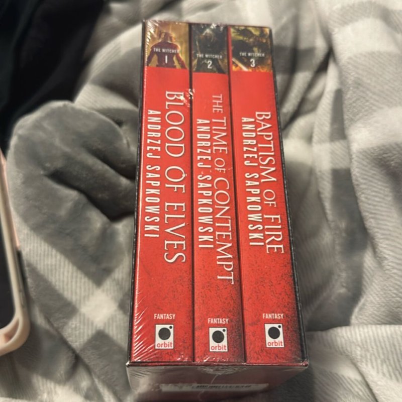 The Witcher Boxed Set: Blood of Elves, the Time of Contempt, Baptism of Fire
