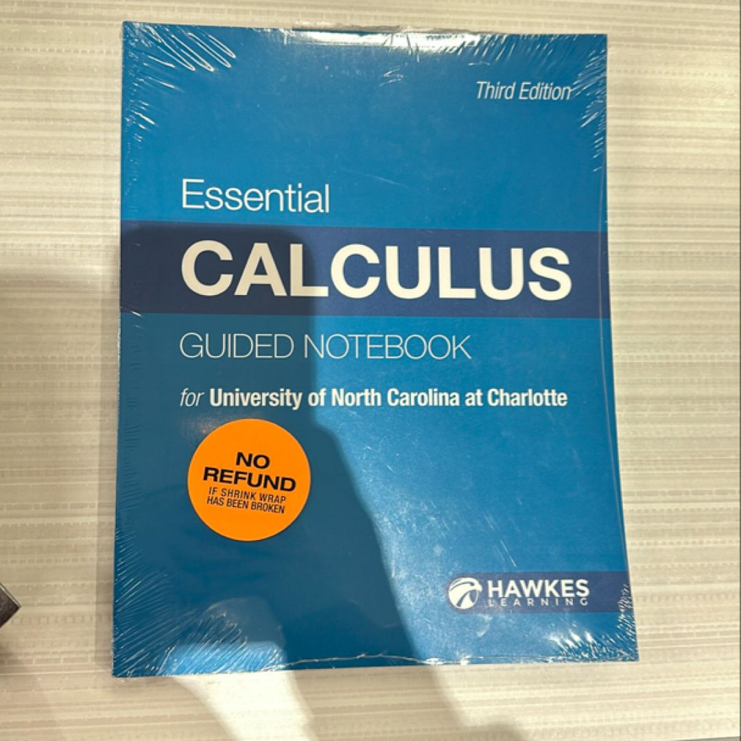 Essential Calculus Guided Notebook for University of North Carolina 3rd ...