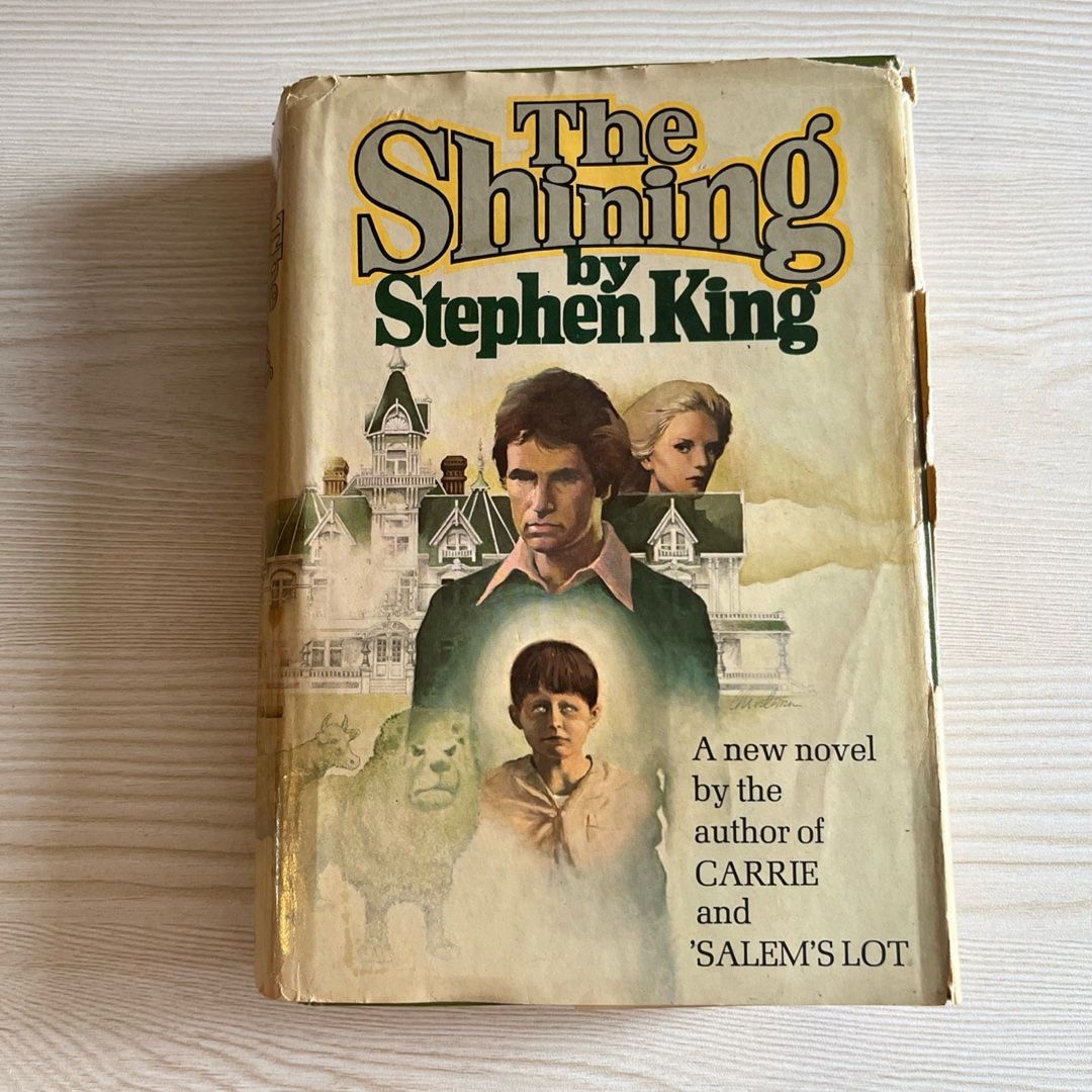 The Shining Stephen King Hardcover 1977 Book Club Edition DJ Doubleday Horror