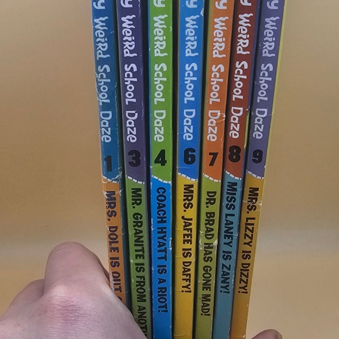 My weirder school daze books 1,3,4,6,7,8,9