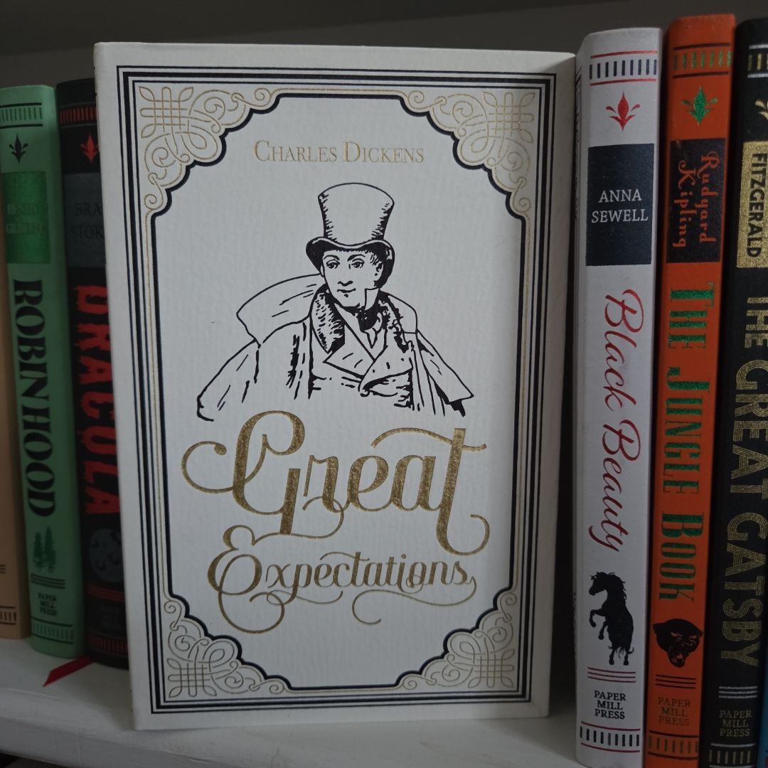 Great Expectations, Charles Dickens, (Classic Literature, Pip the Blacksmith Apprentice, Coming of Age Novel, Essential Reading) Ribbon Page Marker, Perfect for Gifting