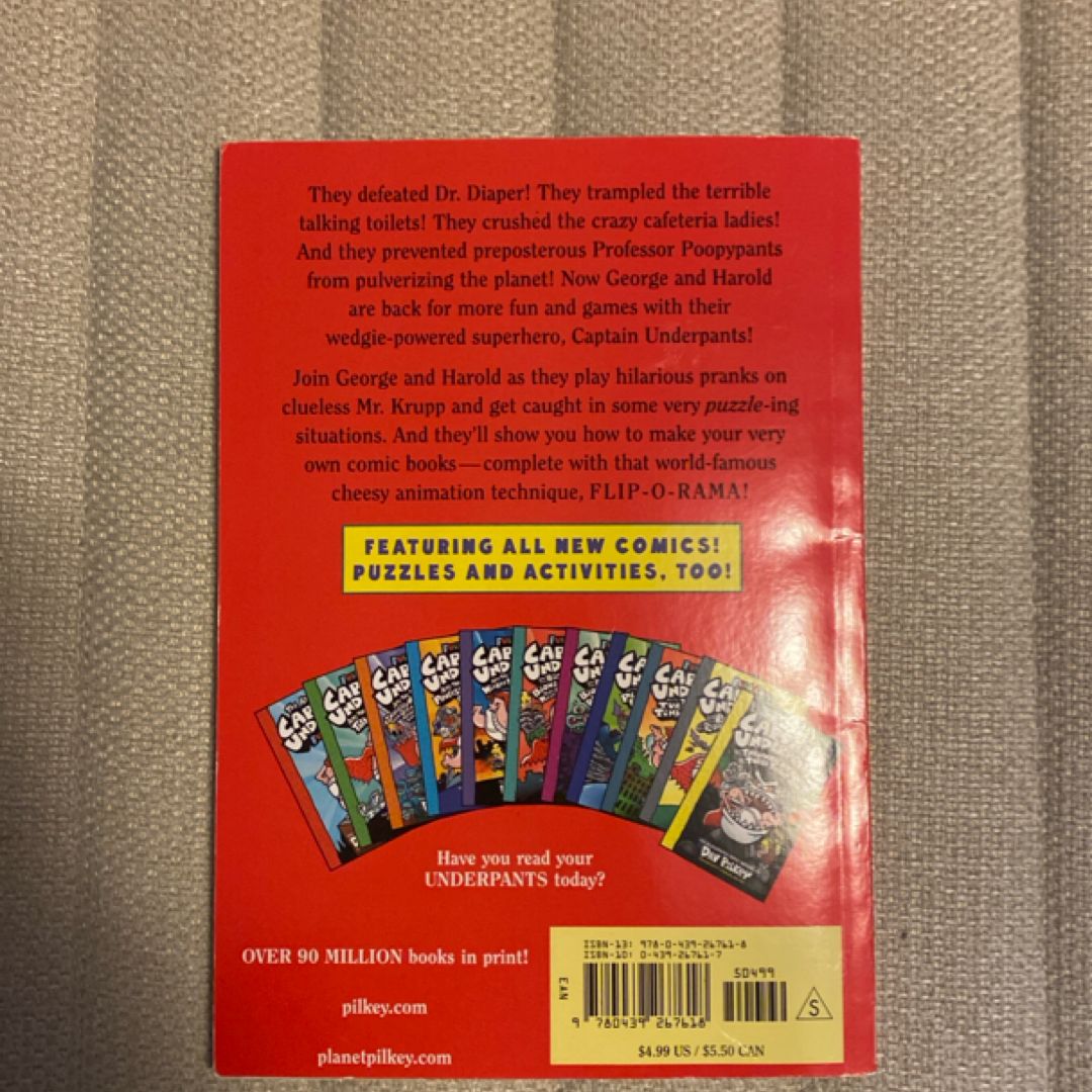 The Captain Underpants Extra-Crunchy Book O' Fun