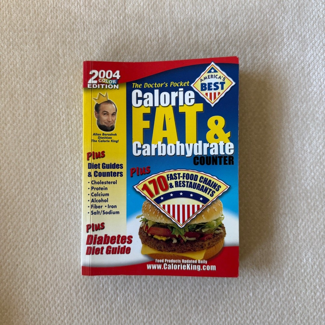 The Doctor's Pocket Calorie, Fat and Carbohydrate Counter 2004