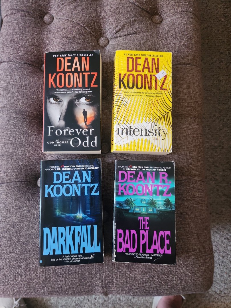 Dean Koontz Lot of 4 Thriller Paperback Books