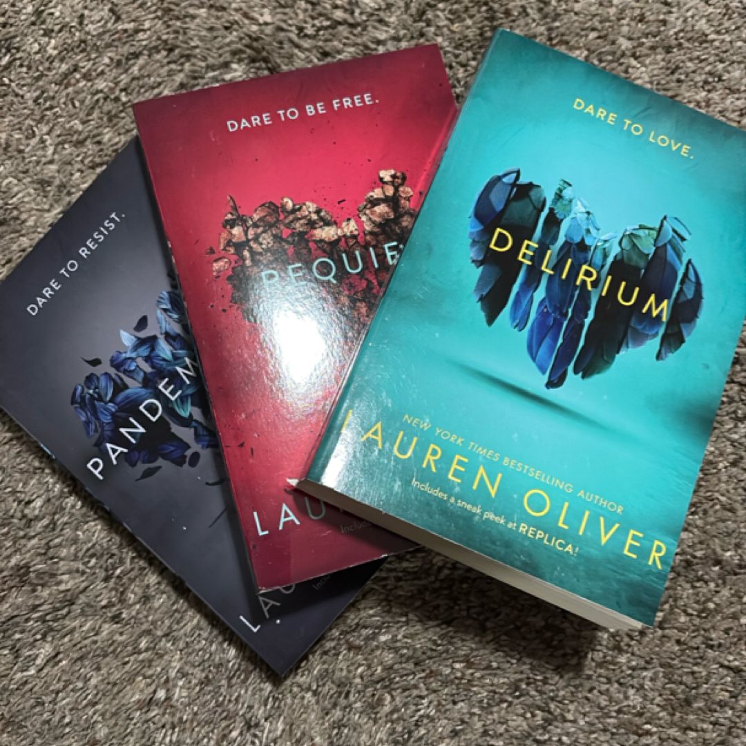 Delirium Series The Complete 4 Books Collection Box Set by Lauren Oliver (Delirium, Pandemonium, Requiem & Delirium Stories)