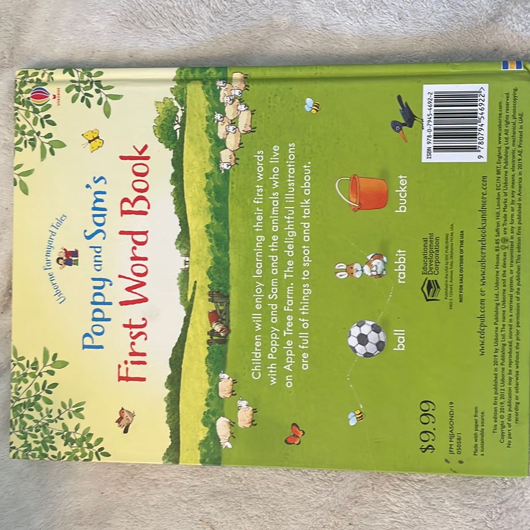 Poppy and Sam's First Word Book by Sam Taplin