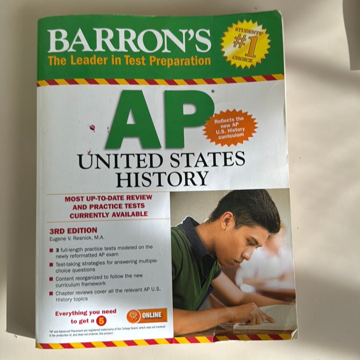 Barron's AP United States History, 3rd Edition by Eugene V. Resnick