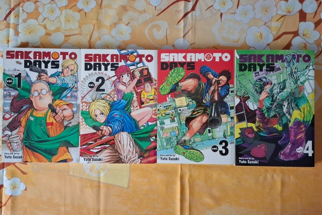 Sakamoto Days, Vol. 1, 2, 3 and 4