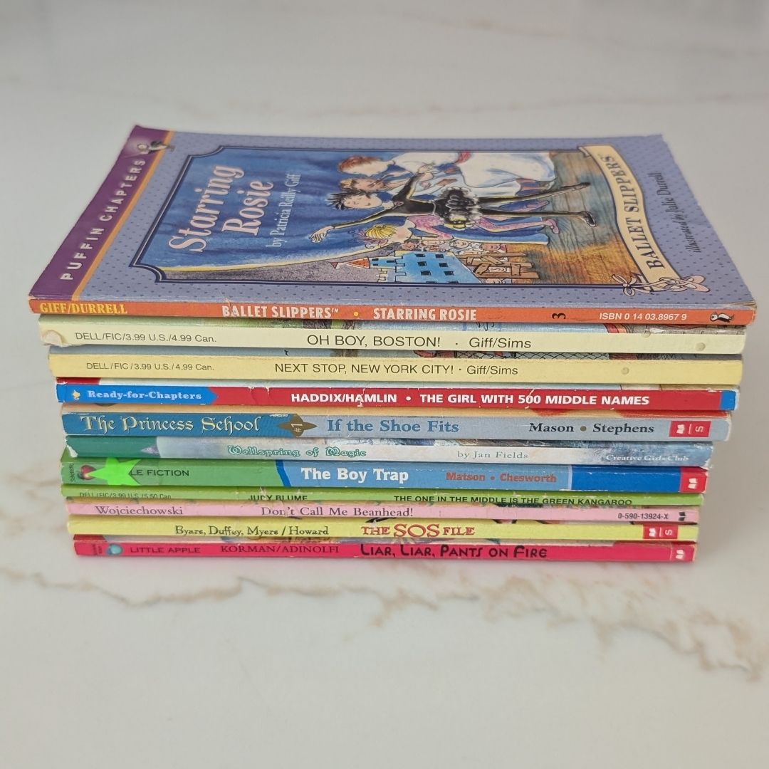 Juvenile Fiction Chapter Books Bundle of 11 Books by Various ...