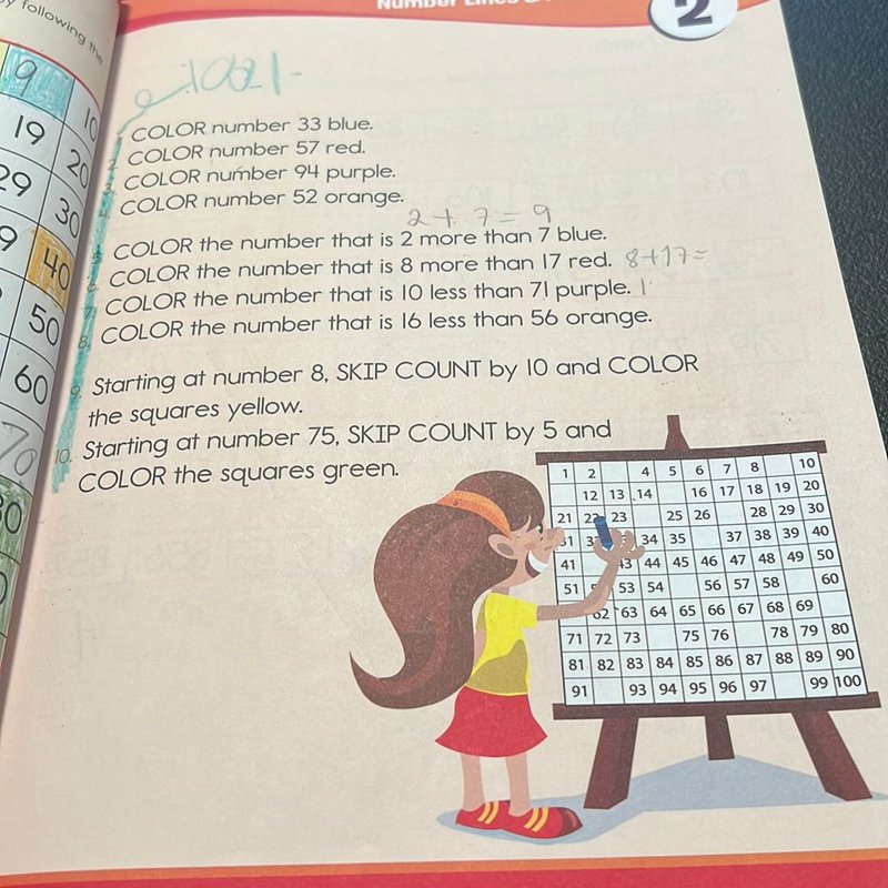 2nd Grade Jumbo Math Success Workbook