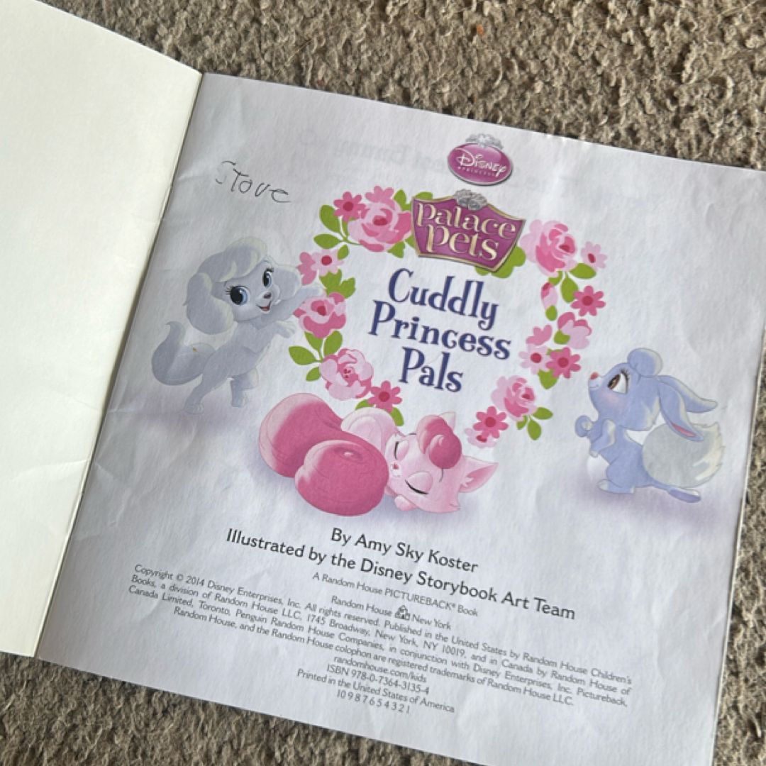 Cuddly Princess Pals (Disney Princess: Palace Pets) by Andrea Posner ...